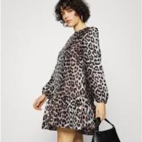 New with tags EDITED genesis leopard print mini dress 👗 - Picture 2 of 6